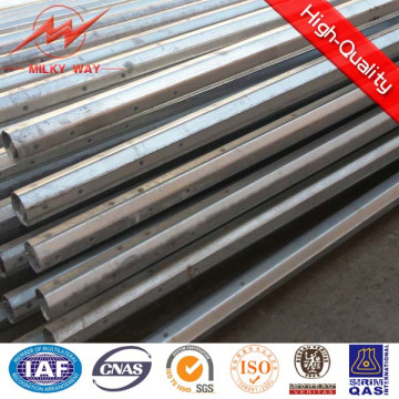 Philippines 30FT 40FT Galvanized Steel Electrical Pole for Transmission Line